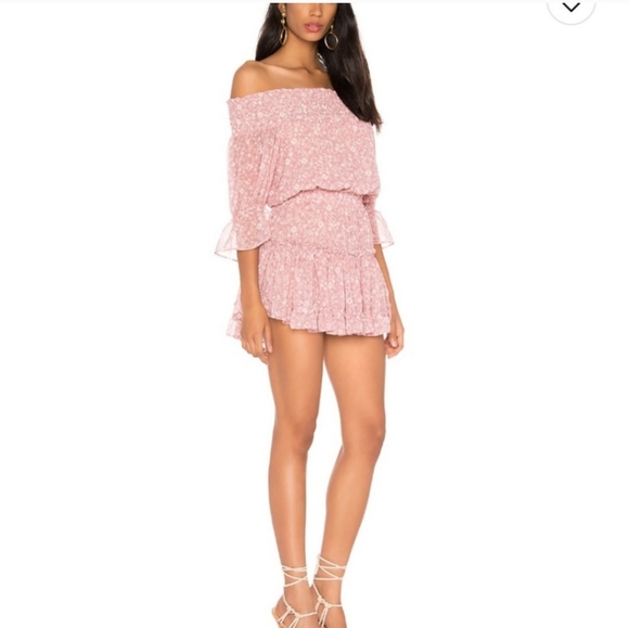 MISA Los Angeles X REVOLVE Darla Dress - Pink Floral - Picture 2 of 7